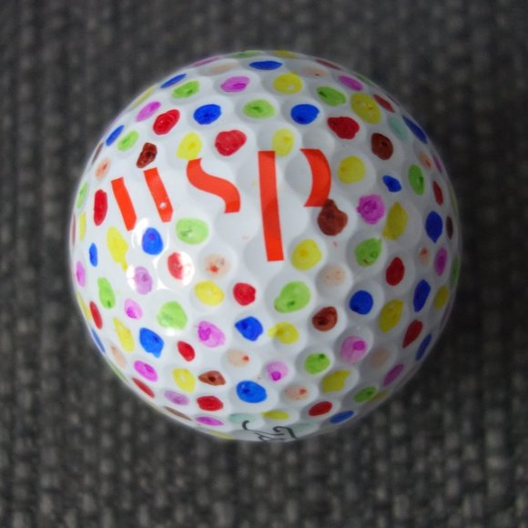 Seven(7) Hand Decorated Pre-Loved Titleist Pro VI Golf Balls with Wooden Case - Picture 13 of 16